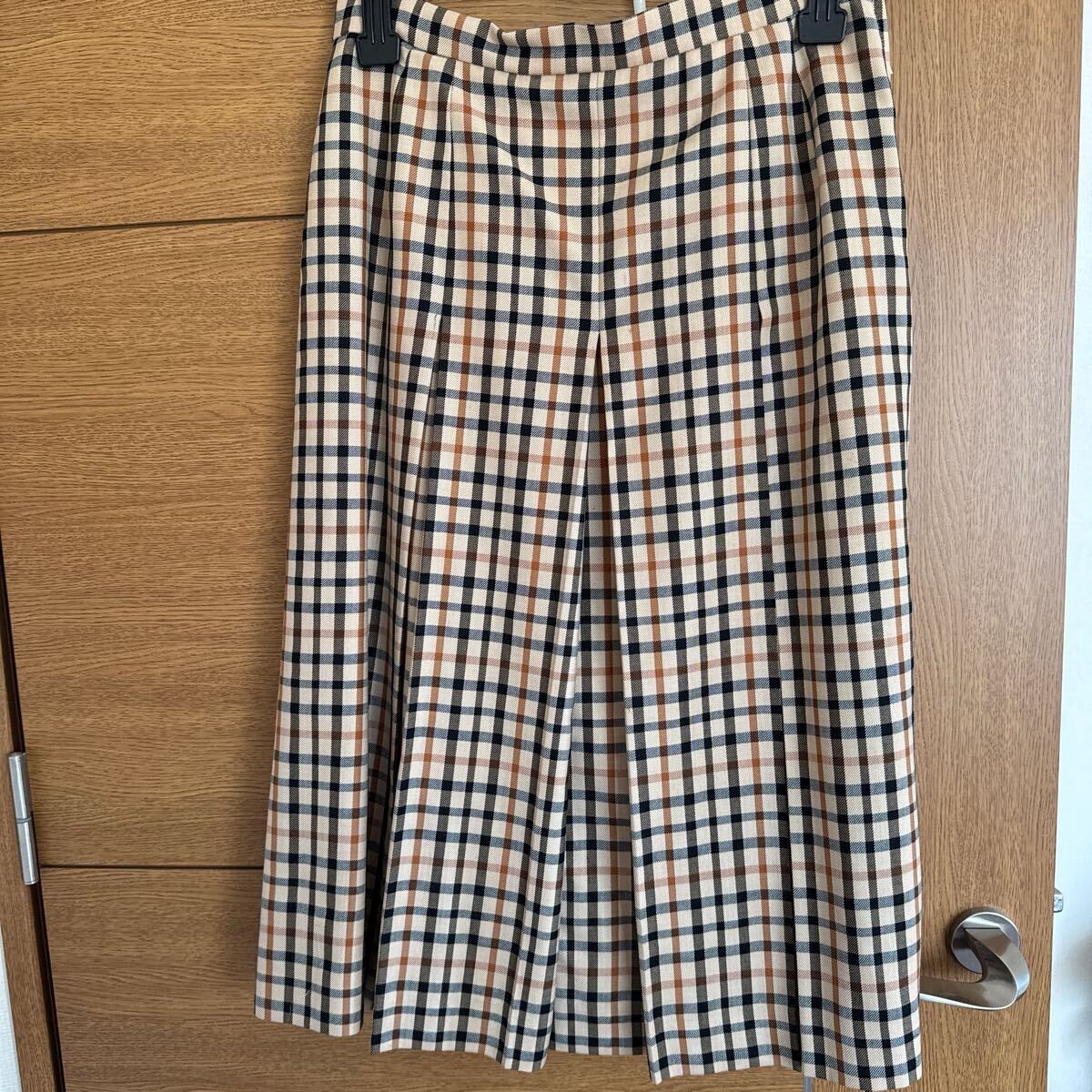 ダックスDAKSLENGLAND スカート チェック柄サイズ ウエスト 72 ヒツ 96 72-96 _画像2