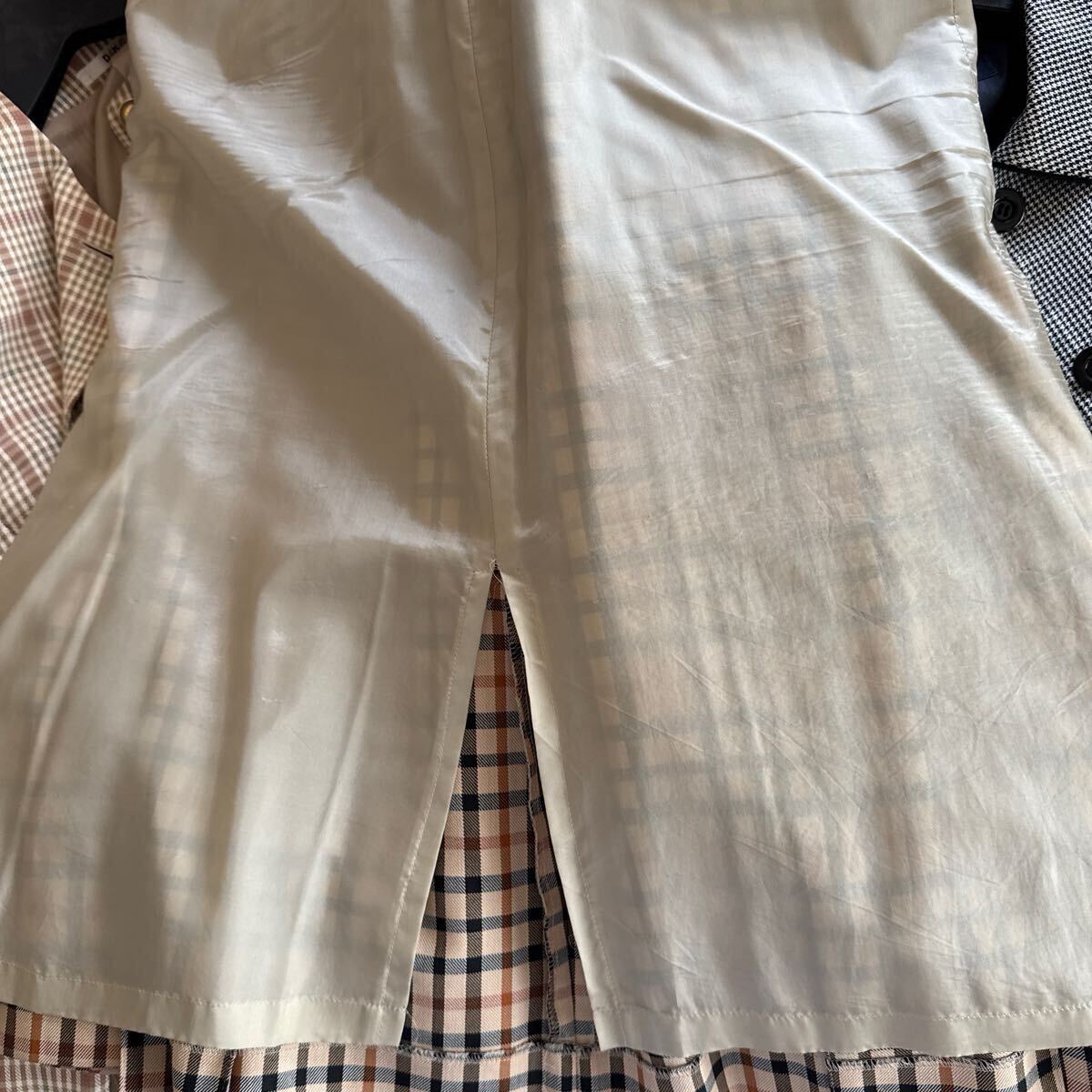 ダックスDAKSLENGLAND スカート チェック柄サイズ ウエスト 72 ヒツ 96 72-96 _画像8
