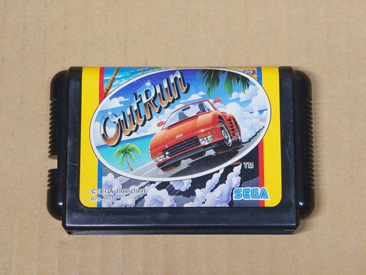 動作品 メガドライブソフト アウトラン ソフトのみ / セガ / SEGA / MEGA DRIVE