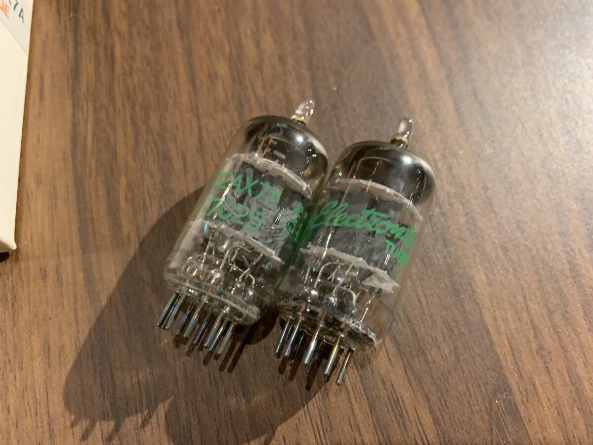 【在庫処分】 GE /7025 12AX7A 2本 真空管アンプ （2） アンプ