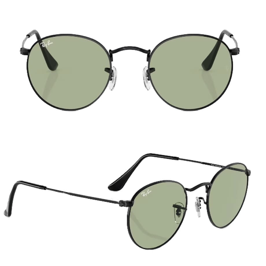 レイバン サングラス ラウンドメタル Ray-Ban ROUNDMETAL RB3447 002/52 50