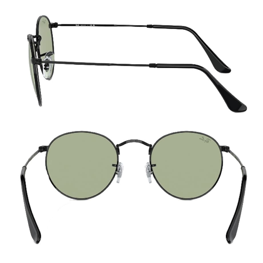 レイバン サングラス ラウンドメタル Ray-Ban ROUNDMETAL RB3447 002/52 50