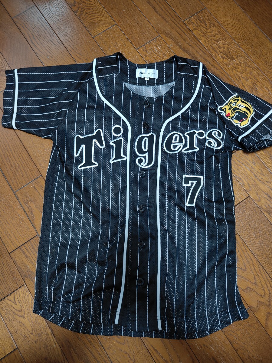 阪神タイガース 黒 メッシュ ユニフォーム 今岡選手 背番号7 Sサイズ