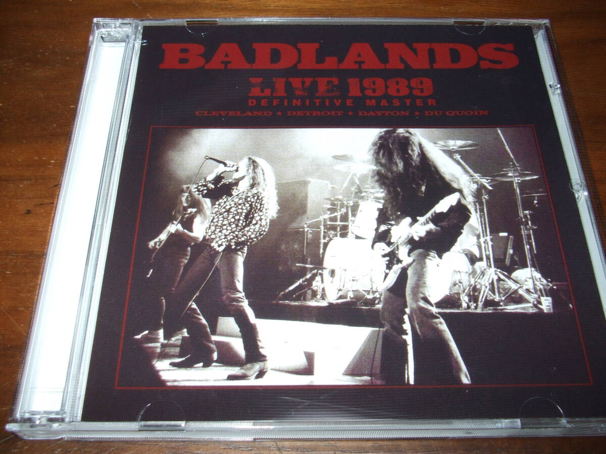 BADLANDS《 LIVE 1989 Soundboard Recording 》★ライブ２枚組