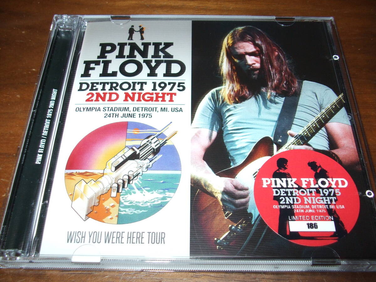 Pink Floyd《 Detroit 75 2nd Night 》★ライブ２枚組