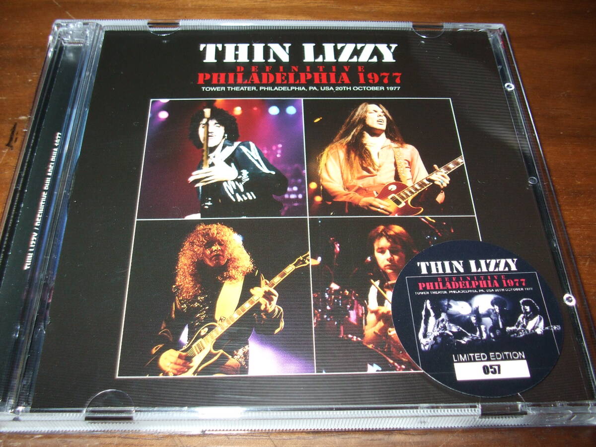 Thin Lizzy《 DEFINITIVE PHILADELPHIA 77 》★ライブ2枚組
