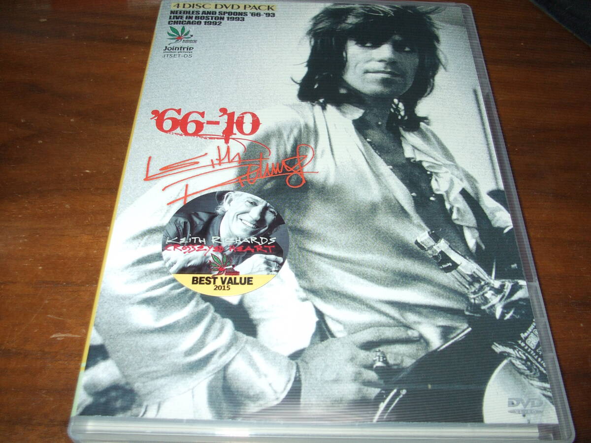 Keith Richards《 Solo Pro-Shot Collection 1966-2010 》★映像版4枚組