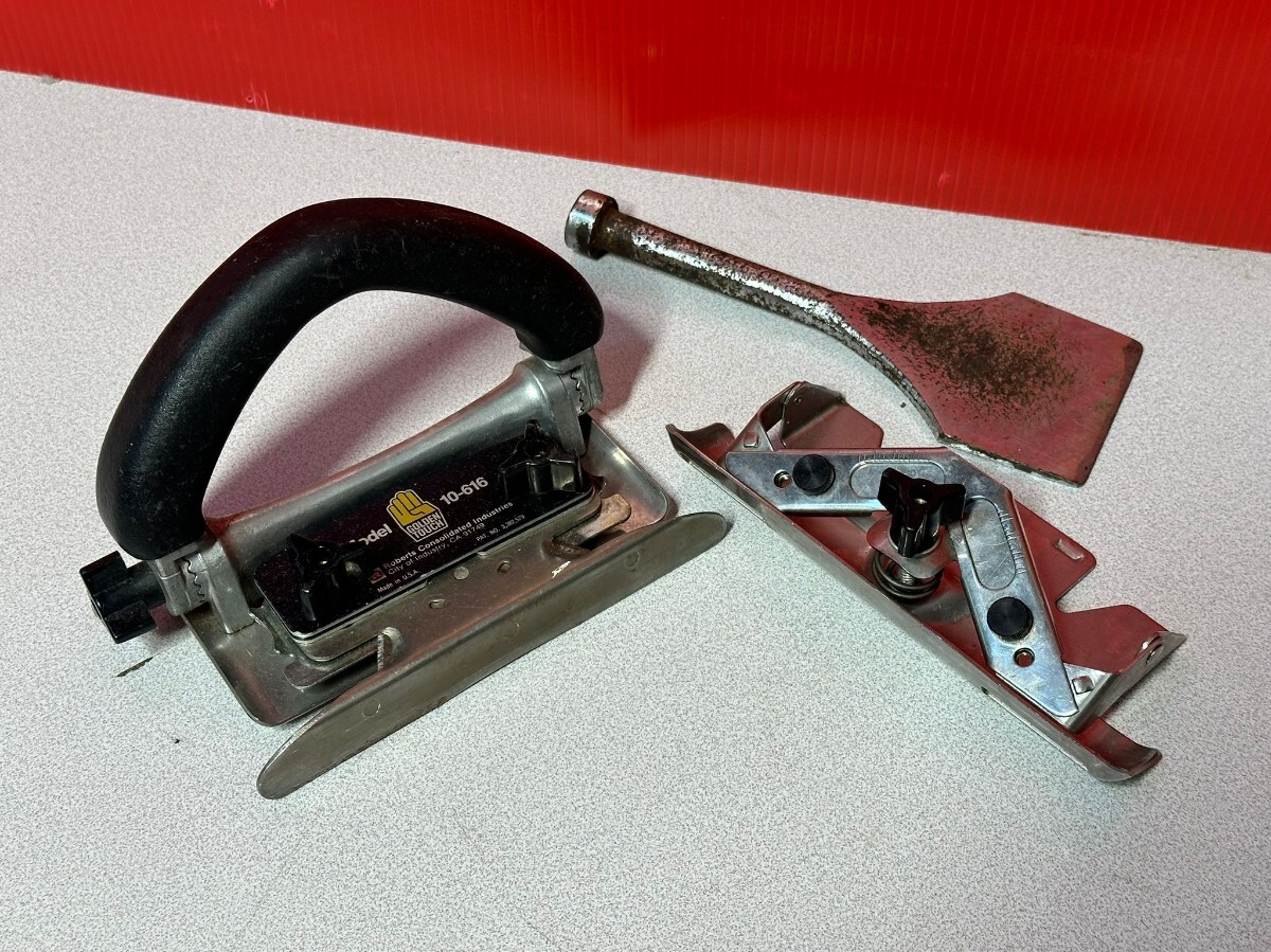 ロバーツ カーペットトリマー MODEL 10-616,10-906 ループパイルカッター Made in USA ステアツール Roberts 3個セット 中古品！
