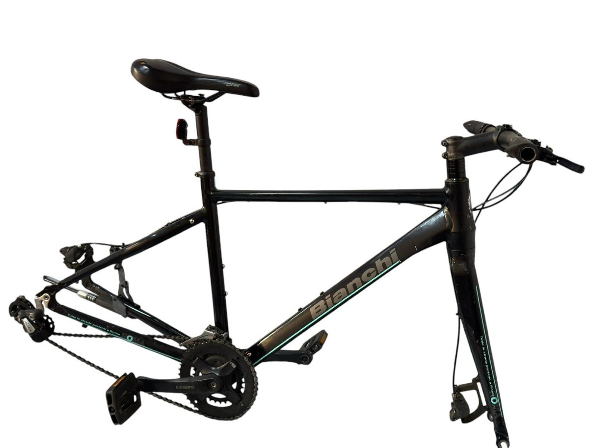 直接引き取りのみ！Bianchi ROMA 2クロスバイク 黒