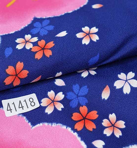  2 сяку рукав кимоно hakama полный комплект Junior для . исправление 135cm~150cm мелкий рисунок рисунок синий цвет слива hakama модификация возможность церемония окончания новый товар ( АО ) дешево рисовое поле магазин NO41418-02