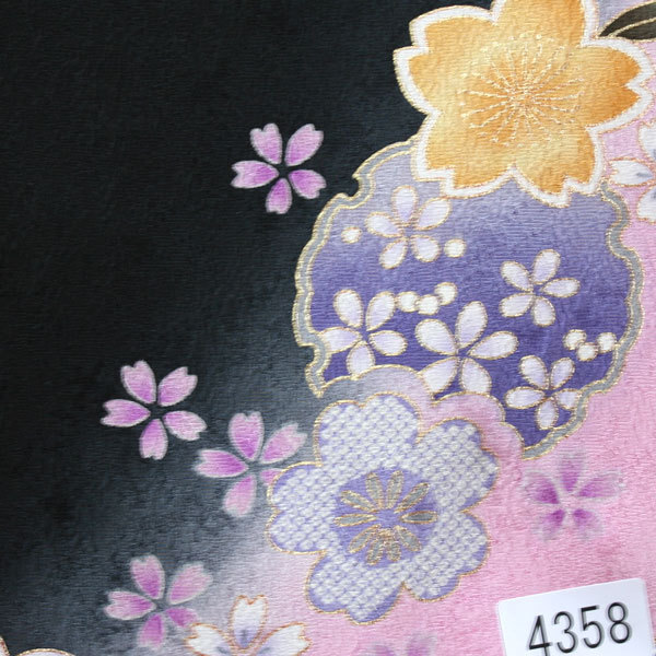 振袖 著物 フルセット 正絹 百花繚亂 小物まで20點(diǎn)一式すべて揃う 7日間レンタル（株）安田屋【レンタル】R165