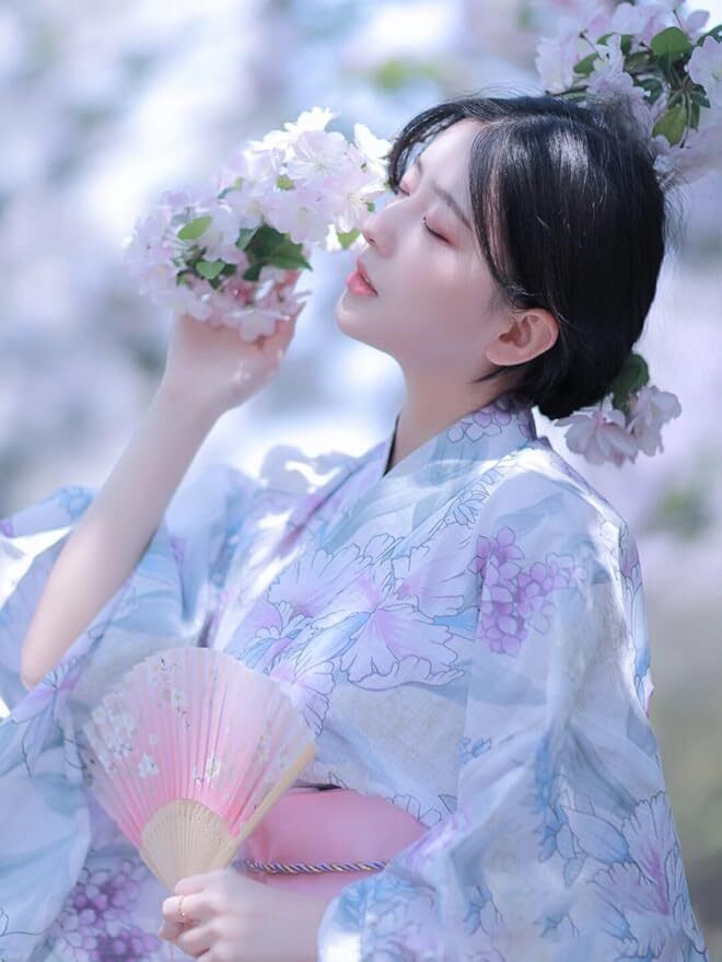[即日出荷/送料無料] 浴衣セット 浴衣 和ざらし 和服 コスチューム 浴衣 帯 扇子