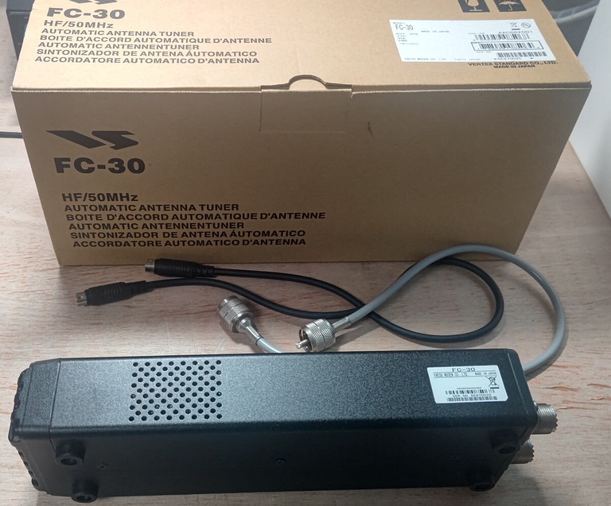 オートアンテナチューナー FC-30 Yahoo!オークション - YAESU オートアンテナチューナー FC-30