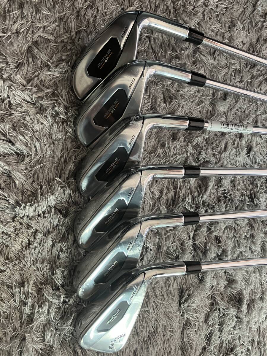 新品キャロウェイ ROGUE ST PRO アイアン ダイナミックゴールド95