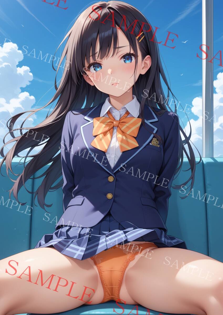 パンチラ美少女のスジ 