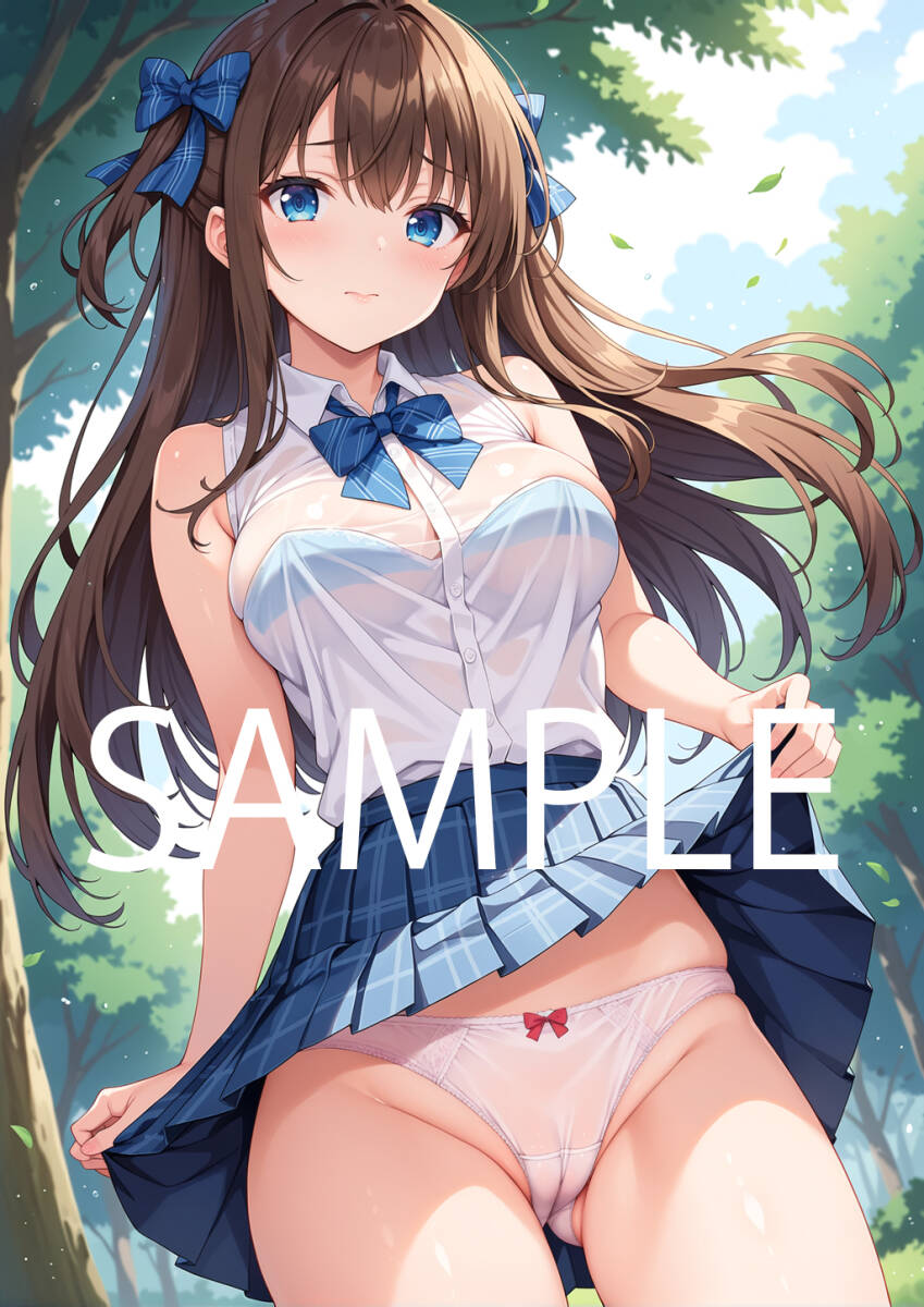 パンチラ美少女のスジ 