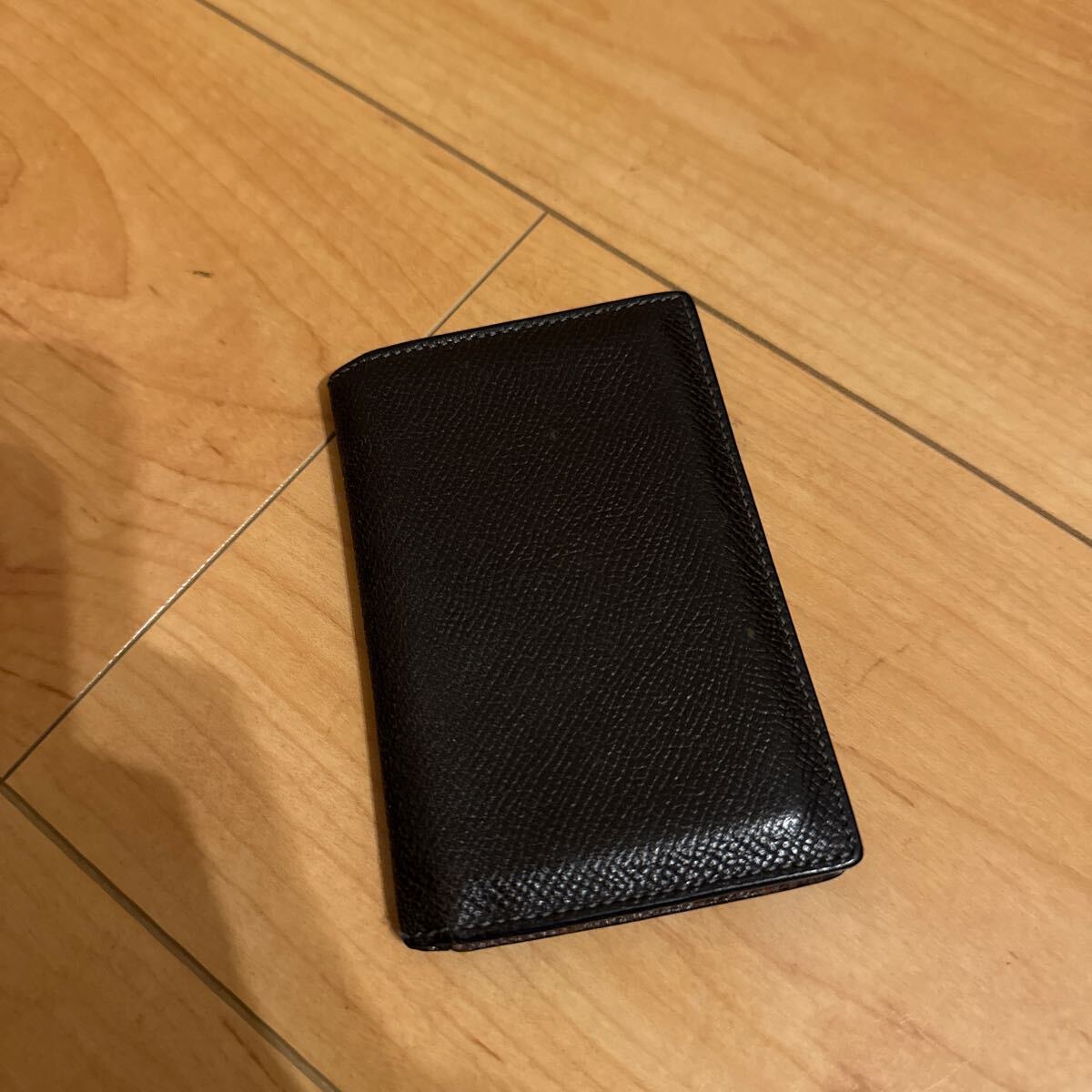 EVERWIN エバウィン カードケース 名刺入れ レザー 本革 黒 ブラック
