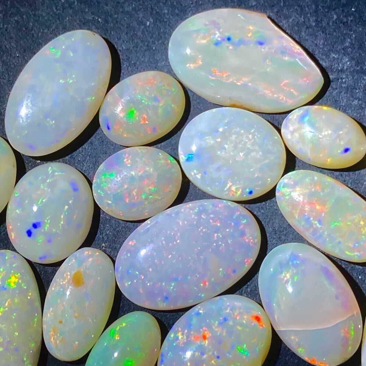 天然ホワイトオパールおまとめ 100ct overルース 裸石 宝石 遊色 天然ホワイトオパールおまとめ 100ct overルース 裸石 宝石 遊色
