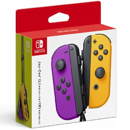【新品】 Joy-Con(L) ネオンパープル/(R) ネオンオレンジ 佐賀