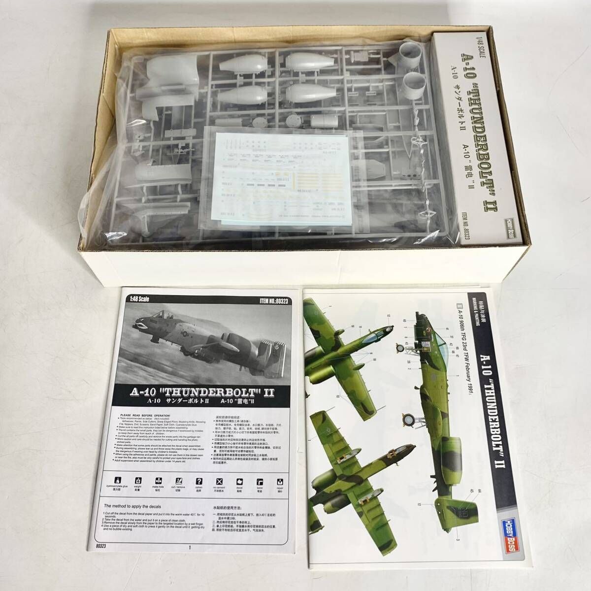  не собран хобби Boss 1/48 A-10 Thunderbolt Ⅱ THUNDERBOLT пластиковая модель HOBBY BOSS 80323