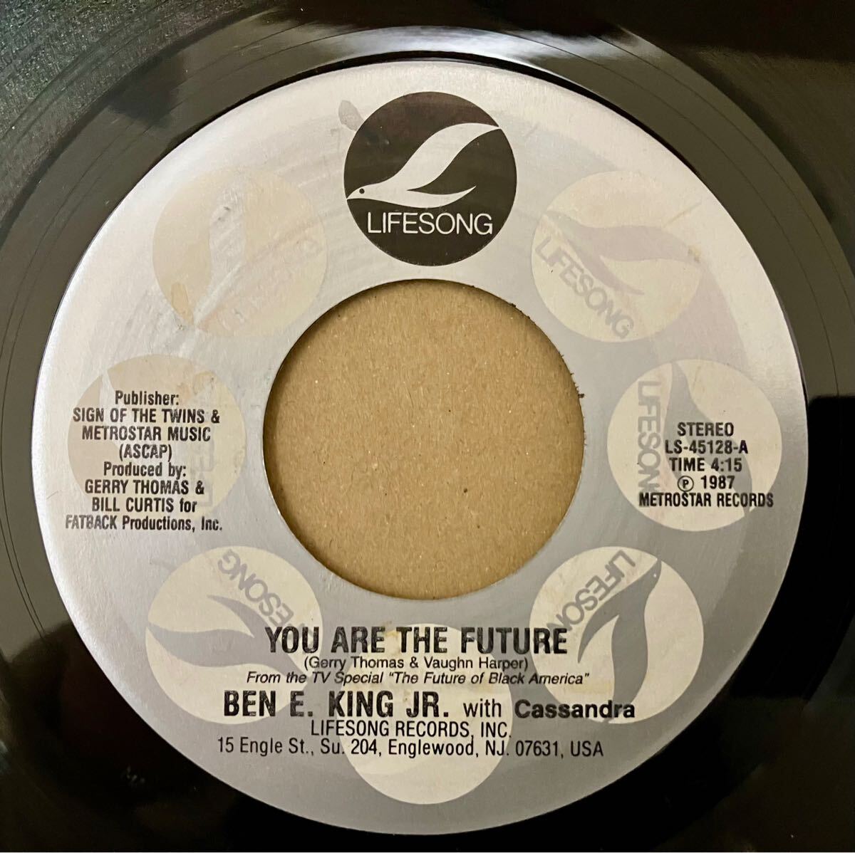 試聴45： BEN E. KING JR.★ You Are The Future / Spanish Harlem / モダンソウル / MODERN SOUL