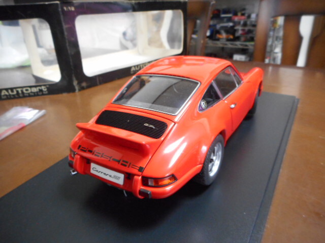 **1/18 Porsche 911 Carrera RS 2.7 orange narrow Duck tail Porsche 911 Carerra RS2.7 Orange 1973 Auto Art Auto art