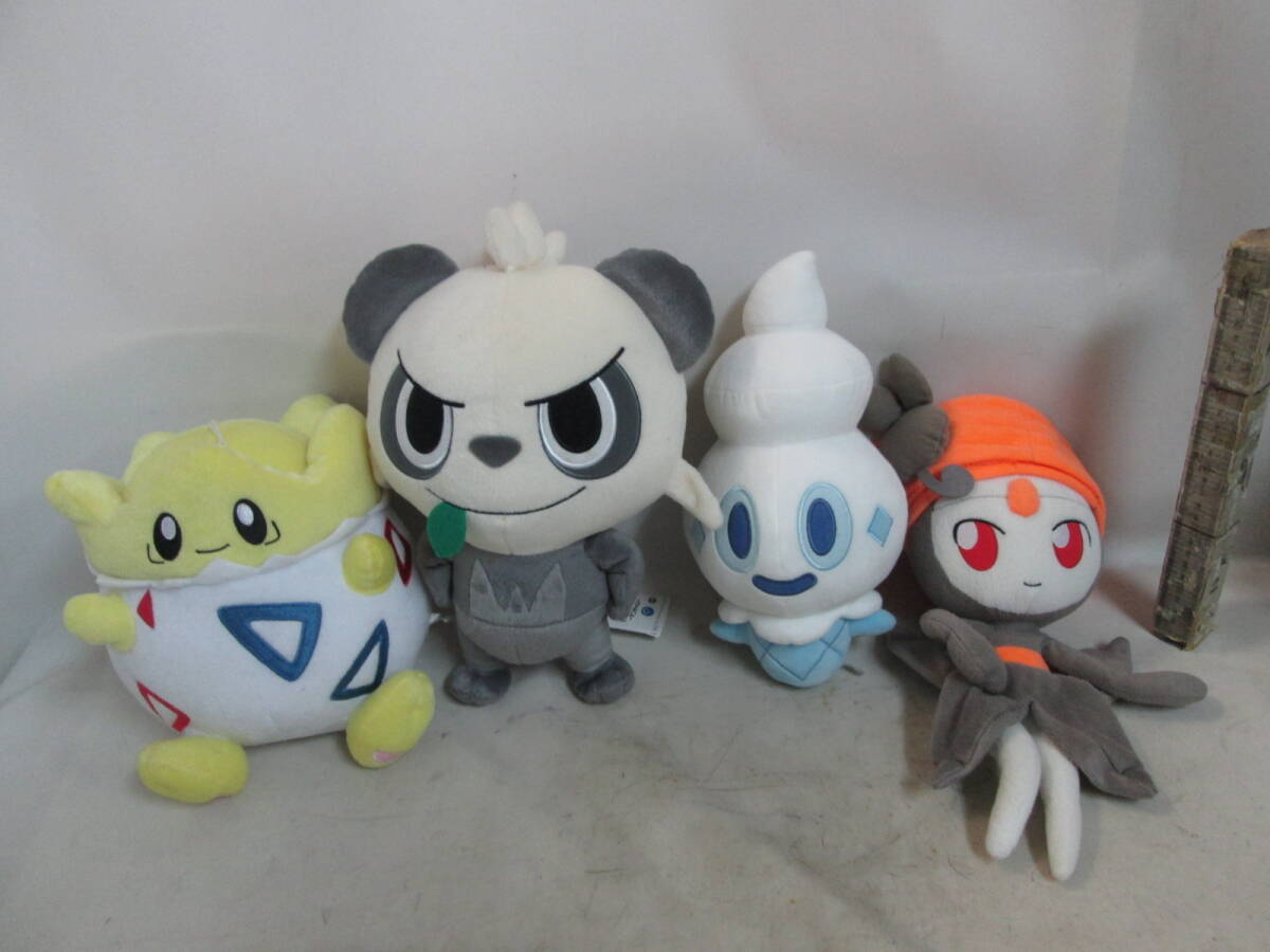 ポケモン バニプッチ ヤンチャム トゲピー メロエッタ 　ぬいぐるみ 　４体で　H３５ｃｍ　送料は商品説明欄に記入