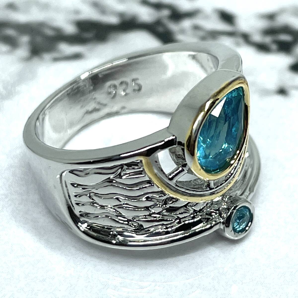  голубой сапфир кольцо ejipto женщина . способ дизайн стильный elegant симпатичный классический Pharaoh голубой ювелирные изделия W604-S6