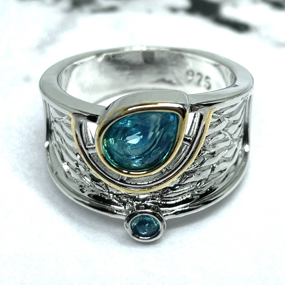  голубой сапфир кольцо ejipto женщина . способ дизайн стильный elegant симпатичный классический Pharaoh голубой ювелирные изделия W604-S6
