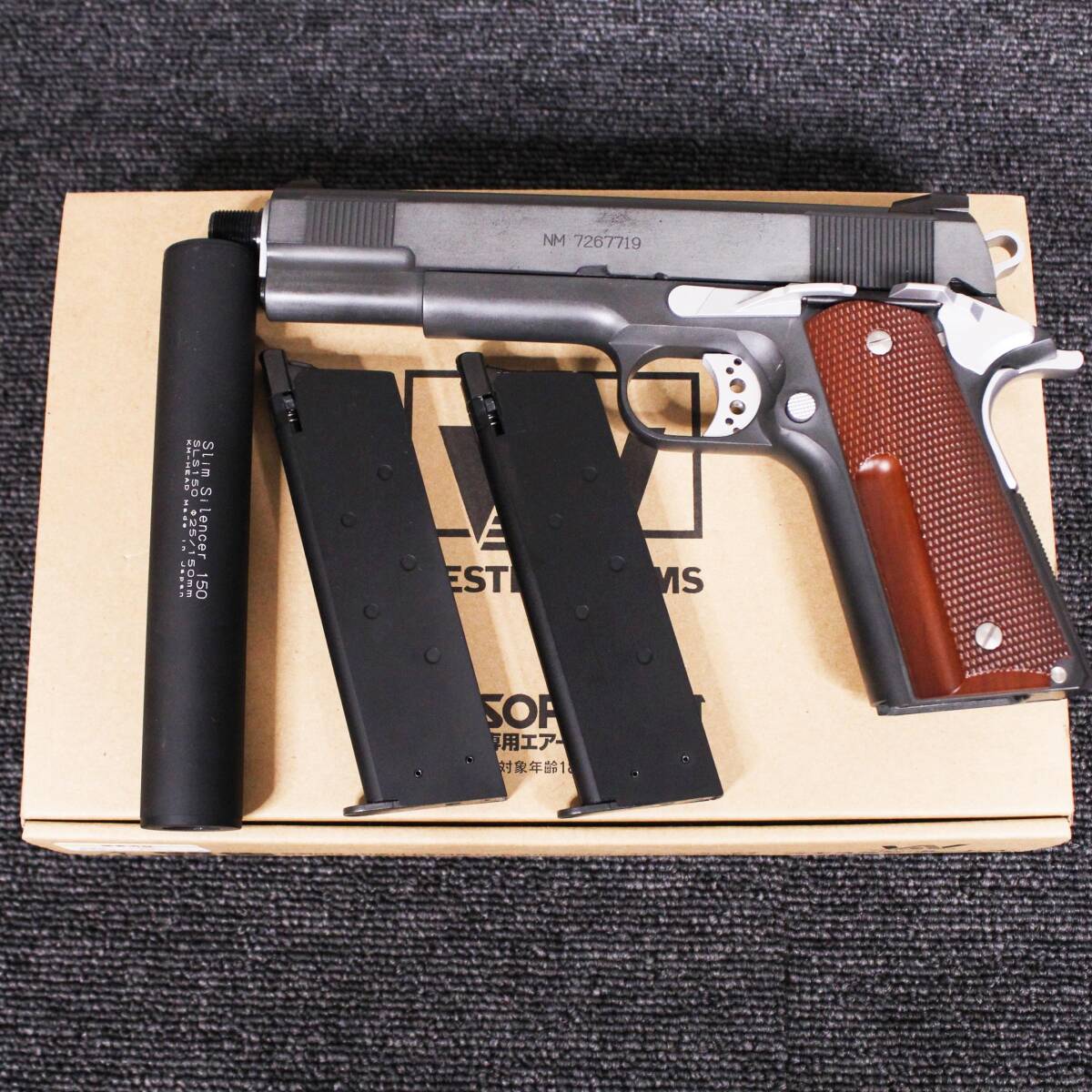 WA ウエスタンアームズ スネークマッチ 1911 カーボンブラック WA ウエスタンアームズ スネークマッチ 1911 カーボンブラック