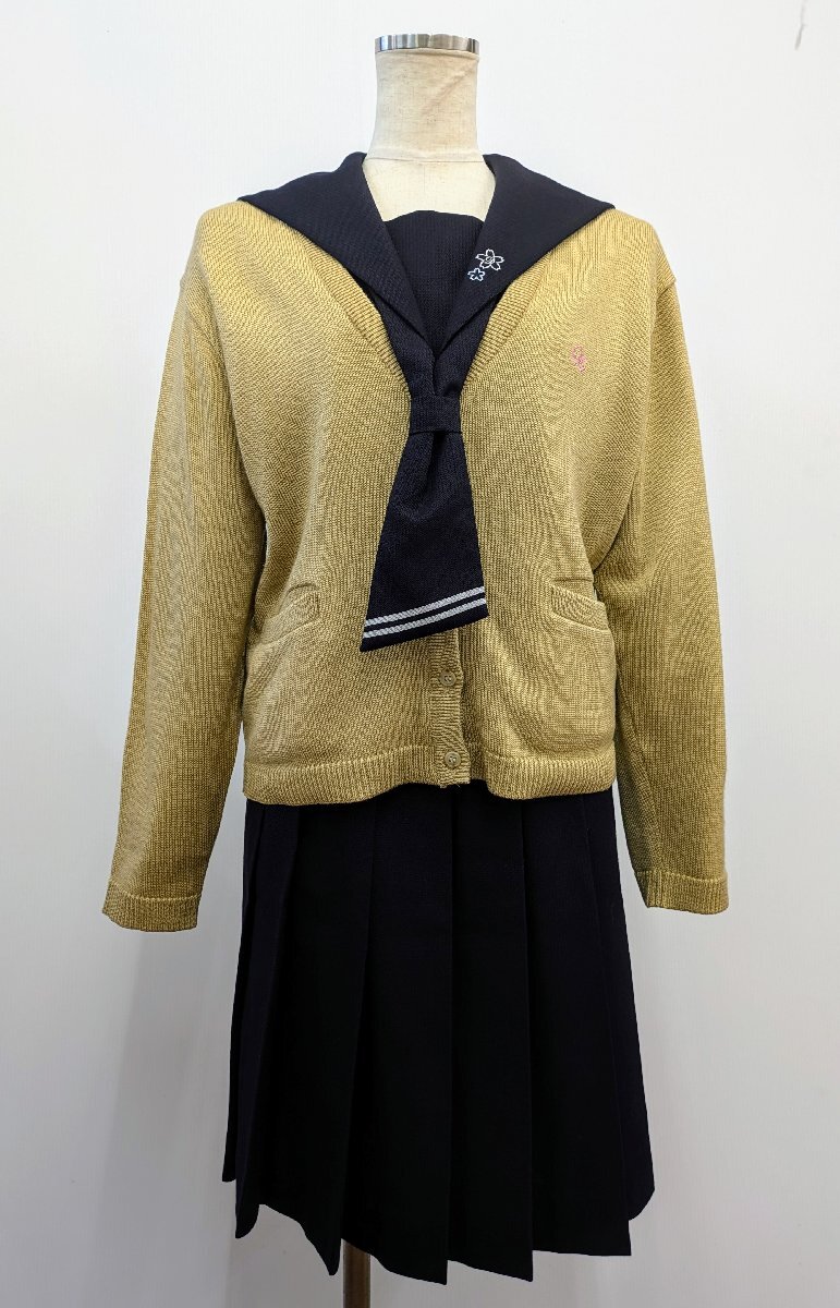 岡山大安寺中等教育学校 女子制服 ブレザー 165A スカート W63cm 岡山大安寺中等教育学校 女子制服 ブレザー 165A スカート W63cm
