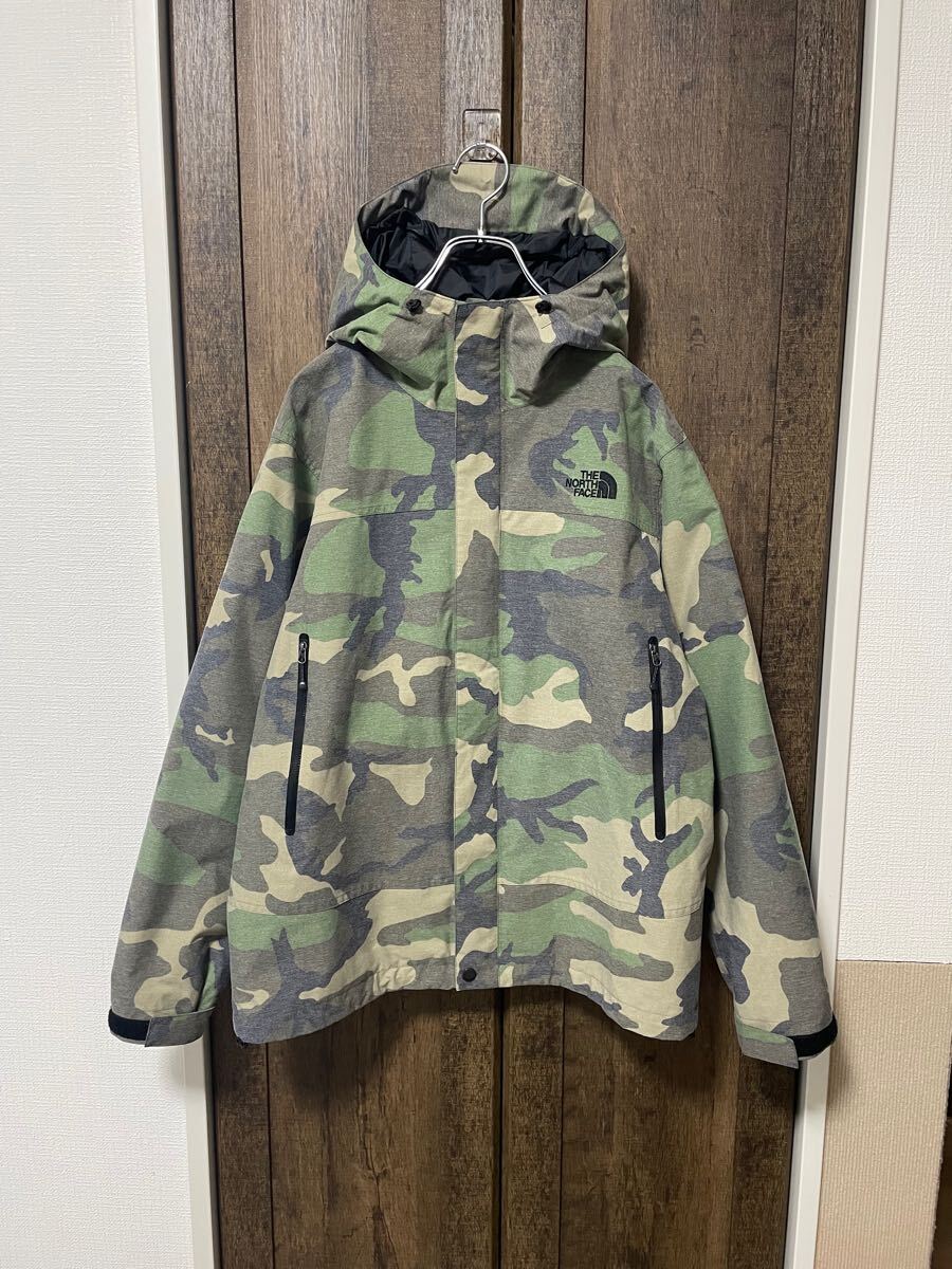 定価39,600円 美品 THE NORTH FACE ノースフェイス ノベルティー カシウス トリクライメート ジャケット M 迷彩 カモフラ カモ 3way ダウン