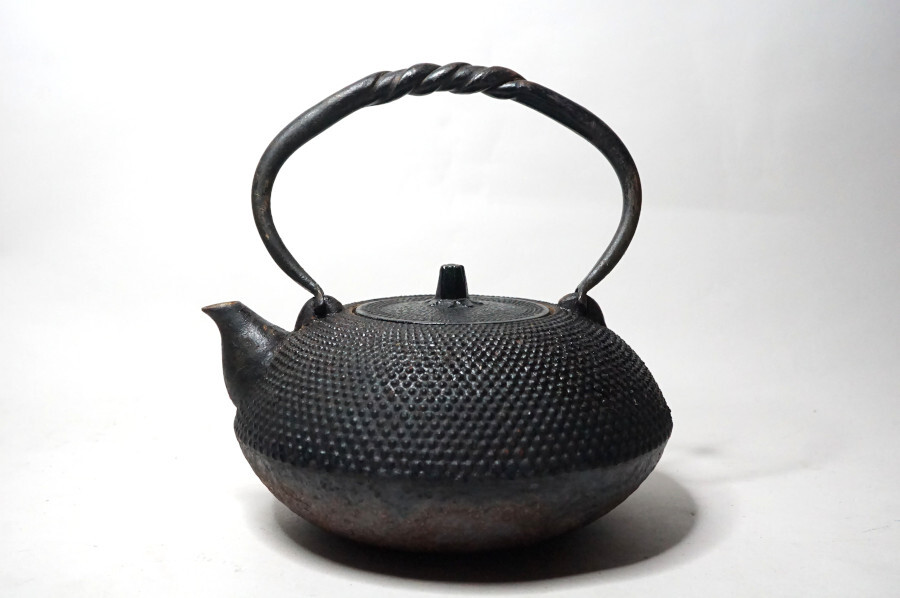 集】021733南部鉄瓶 在銘 煎茶道具|鉄製 集】021733南部鉄瓶 在銘 煎茶道具|鉄製