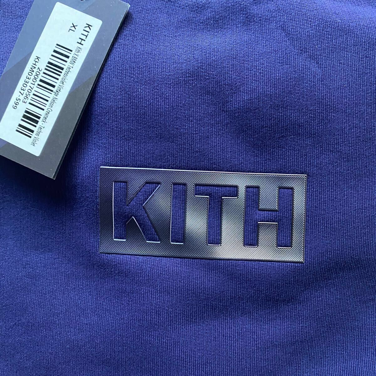 新品 Kith BMW Technoviolet Vintage Nelson Crewneck XL キス 新品 Kith BMW Technoviolet Vintage Nelson Crewneck XL キス
