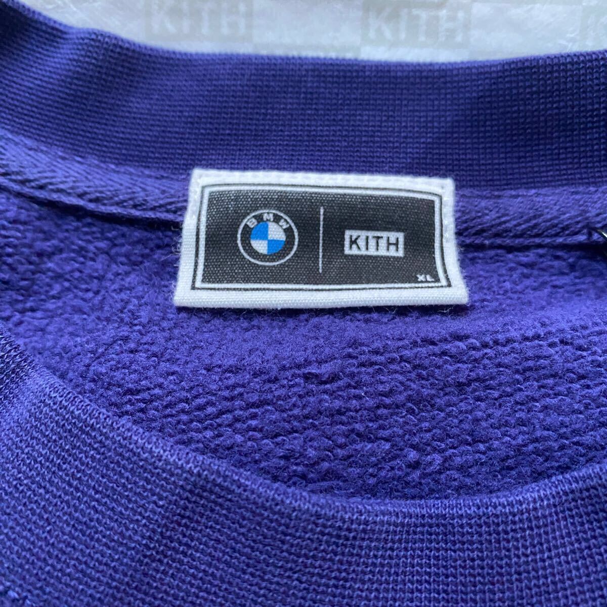 新品 Kith BMW Technoviolet Vintage Nelson Crewneck XL キス 新品 Kith BMW Technoviolet Vintage Nelson Crewneck XL キス