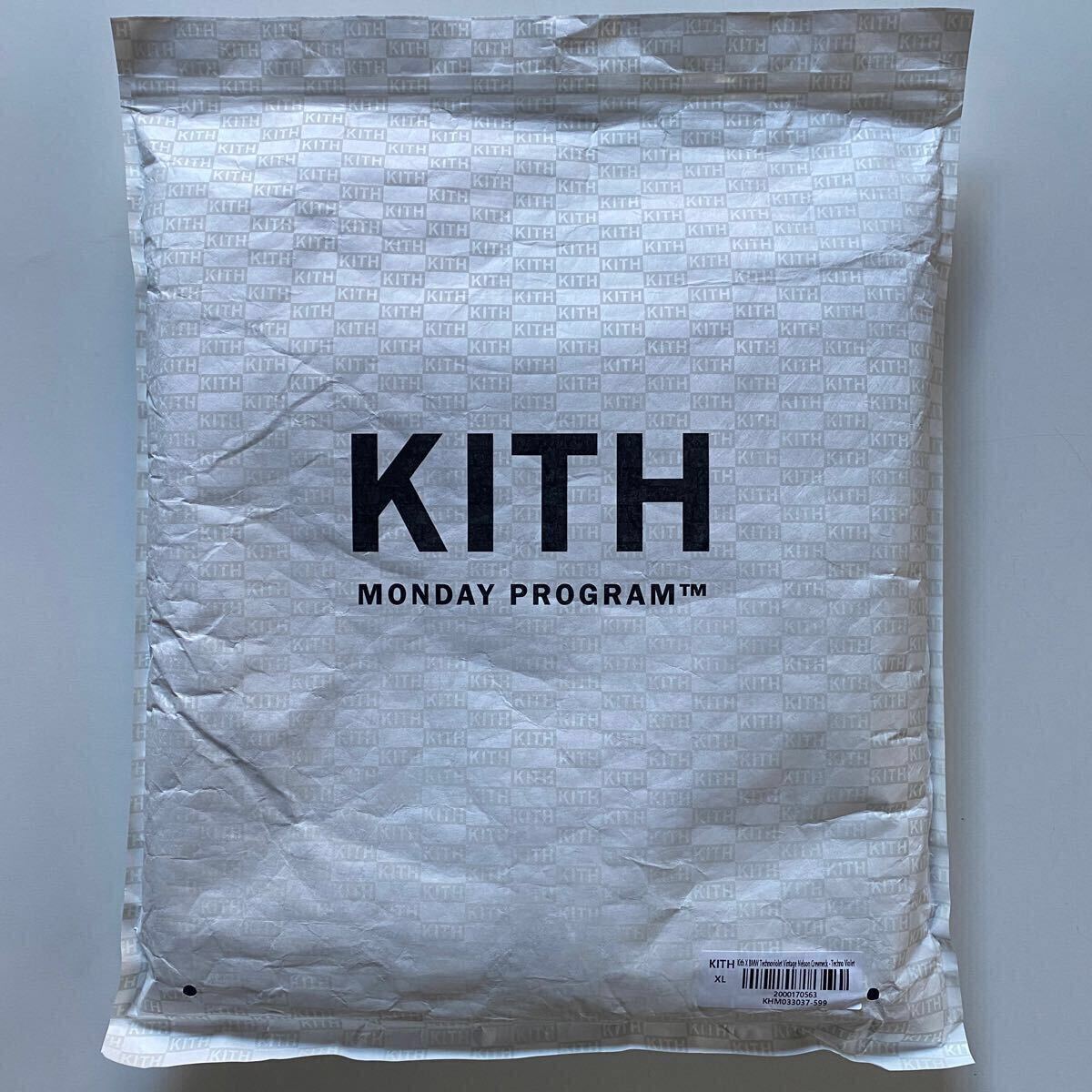 新品 Kith BMW Technoviolet Vintage Nelson Crewneck XL キス 新品 Kith BMW Technoviolet Vintage Nelson Crewneck XL キス