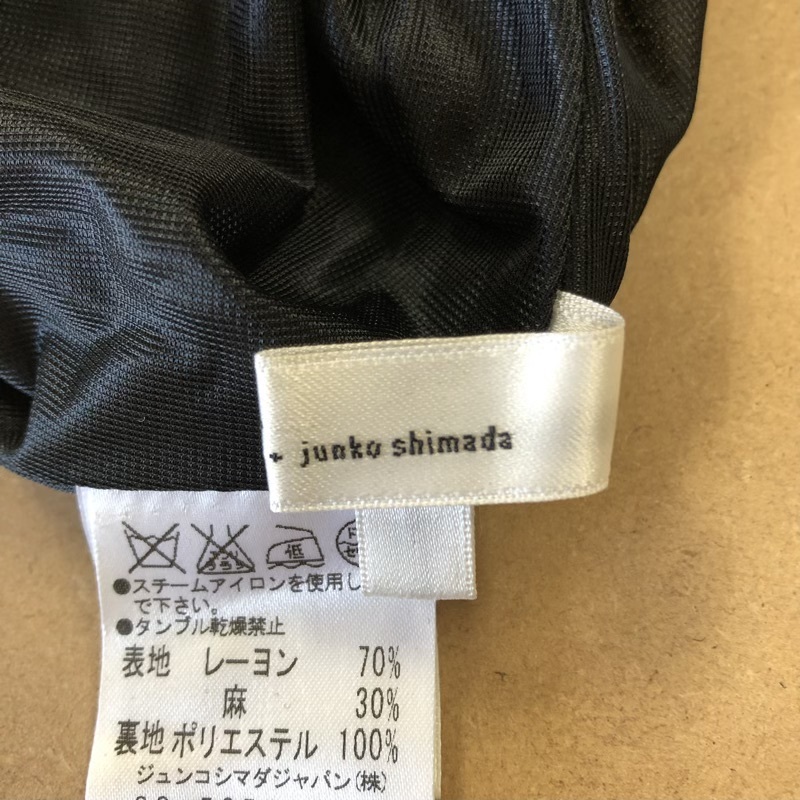 フォーティーナインアベニュージュンコシマダ 49AV.junko shimada スカート 貝殻 里地あり 日本制 黒 青 白 40サイズ 923295