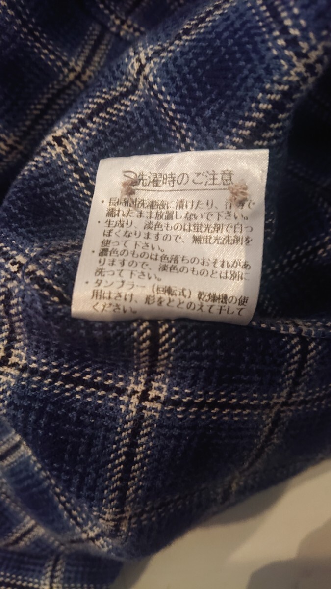 ラコステ スポーツ ネルシャツ ネイビー_画像9