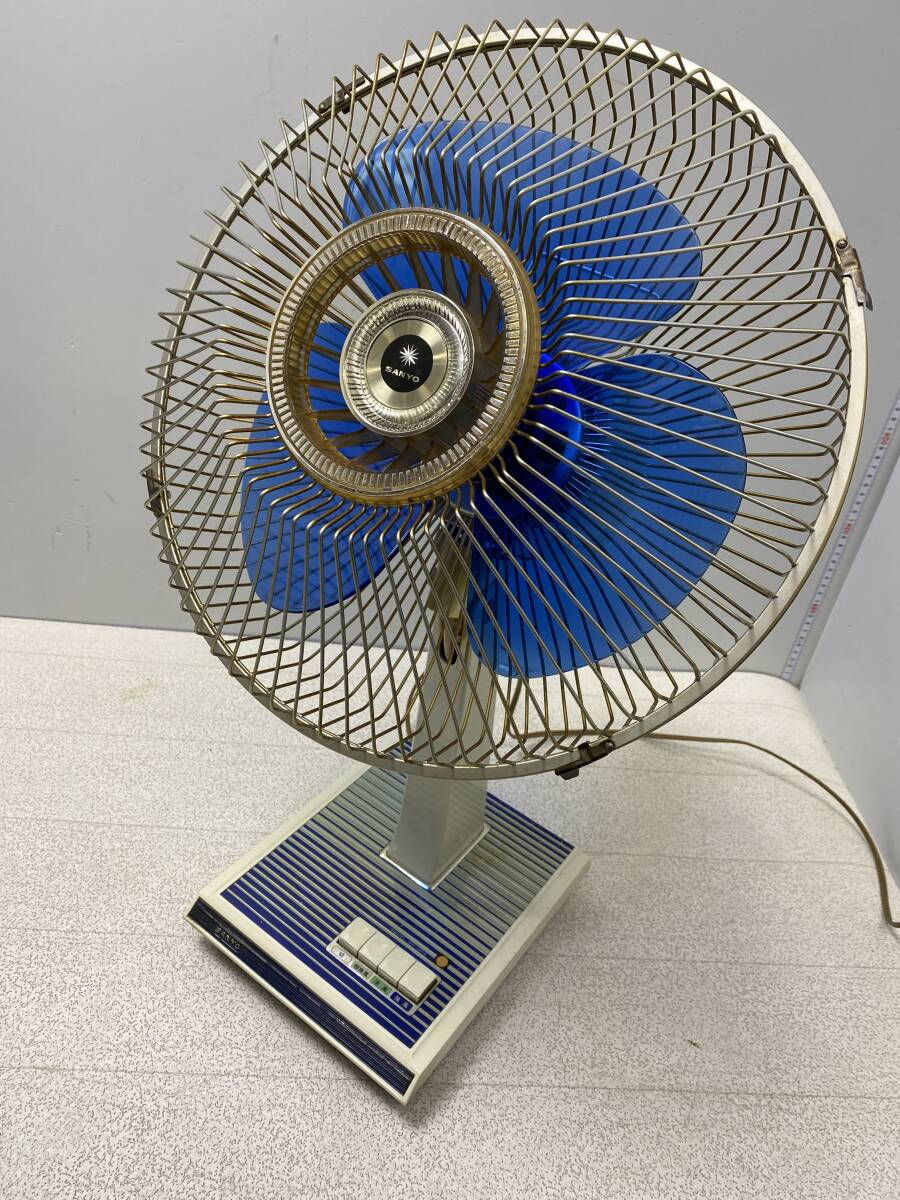 希少 取扱説明書元箱あり 昭和レトロ サンヨー 卓上扇 EF-6PS型【完動品】 希少 取扱説明書元箱あり 昭和レトロ サンヨー 卓上扇 EF-6PS型【完