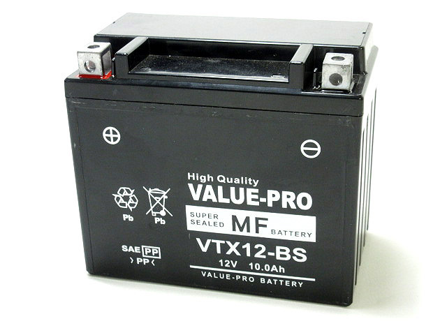  new goods charge settled battery VTX12-BS interchangeable YTX12-BS / phase Foresight Fusion freeway 250