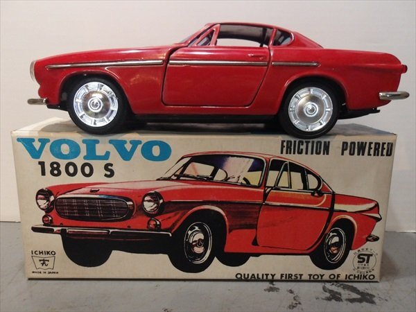 ICHIKO VOLVO 1800S ブリキ フリクション 1960年代 当時物 ICHIKO VOLVO 1800S ブリキ フリクション 1960年代 当時物