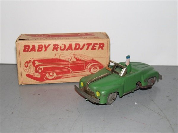 7666円 ASAHITOY BABY ROADSTER ブリキ ゼンマイ式 1940~50年代 7666円 ASAHITOY BABY ROADSTER ブリキ ゼンマイ式 1940~50年代