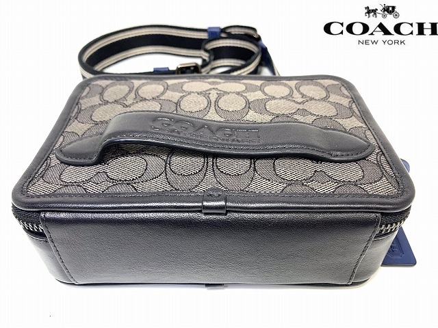  превосходный товар * бесплатная доставка * Coach мужской COACH signature сцепление Cross корпус коричневый -ta- сумка на плечо наклонный ..