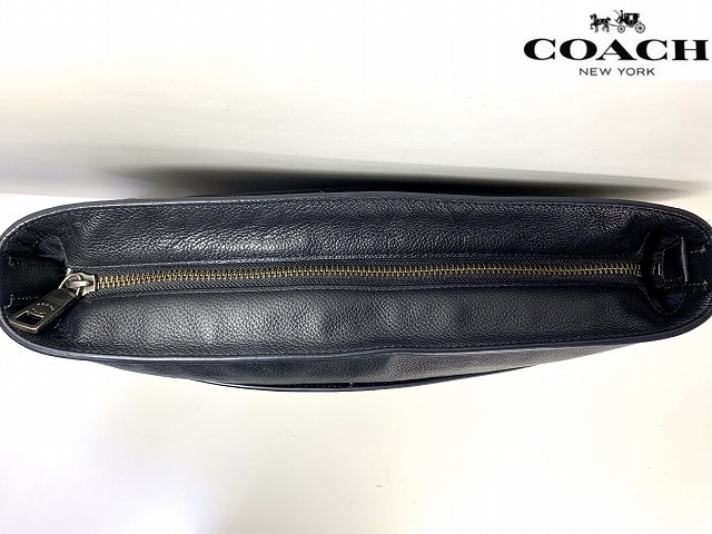  прекрасный товар * бесплатная доставка * Coach мужской COACH.bru кожа Cross корпус сумка на плечо наклонный .. черный 