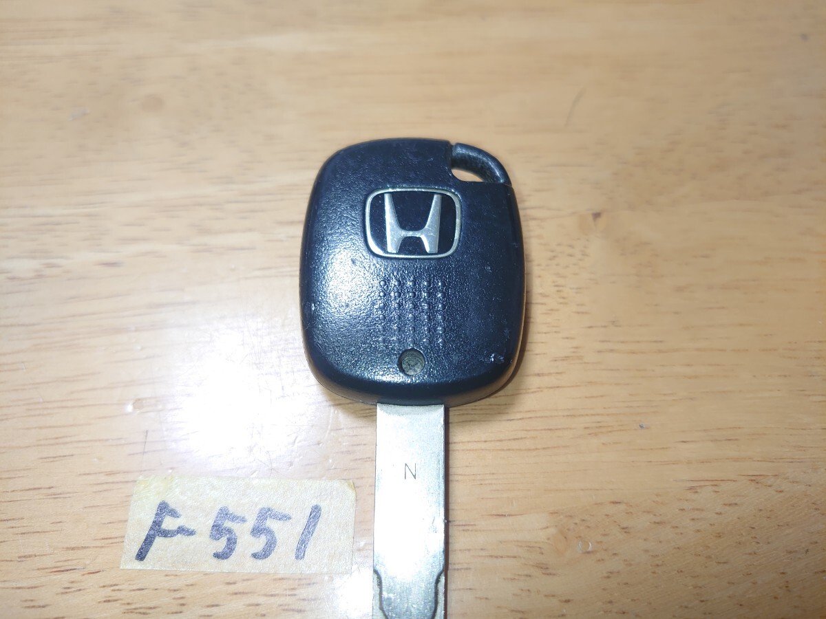 F-551 ホンダ純正 JB5 JB7 ライフ JE1 ゼスト ステップワゴン BPA0P-13 N刻印 2ボタン スマートキー キーレス 周波數確認済み！