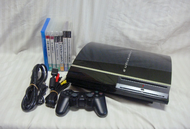 CFW可能なFW3 55初期型PS3本体美品すぐ遊べるまとめてセット