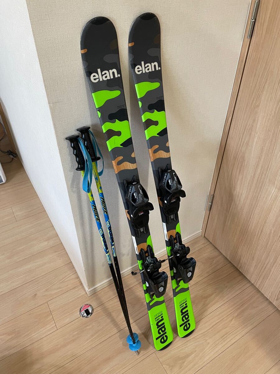 【中古】ROSSIGNOL HERO スキー板120cm ブーツ、ストックセット 中古】ROSSIGNOL HERO スキー板120cm ブーツ、ストックセット