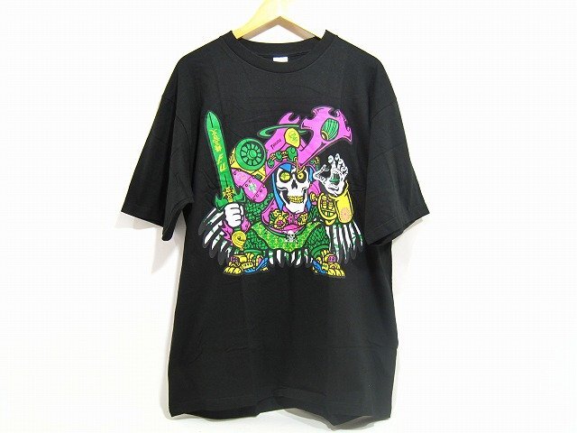 GOD GOD TOWN/ゴッド ゴッド タウン ヘラヘライラスト Tシャツ メンズ サイズ : 2XL ブラック