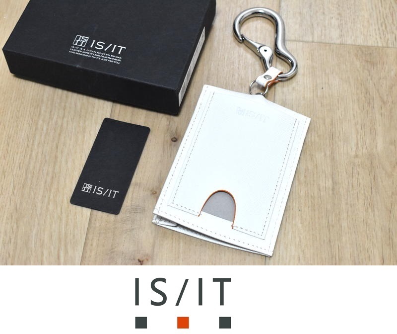 【送料無料】新品 IS/IT イズイット カラーパレット リール付きパスケース 976614 ホワイト IKTEI イケテイ 定期入れ