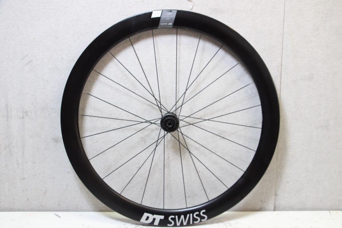 ○DT SWISS ARC 1400 DICUT 50 DB クリンチャー チューブレス カーボンホイール フロントのみ
